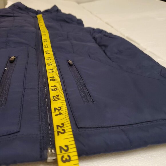 NWT Xersion Womens Quilted Lightweight Puffer Vest Navy Blue - XS - Picture 10 of 11